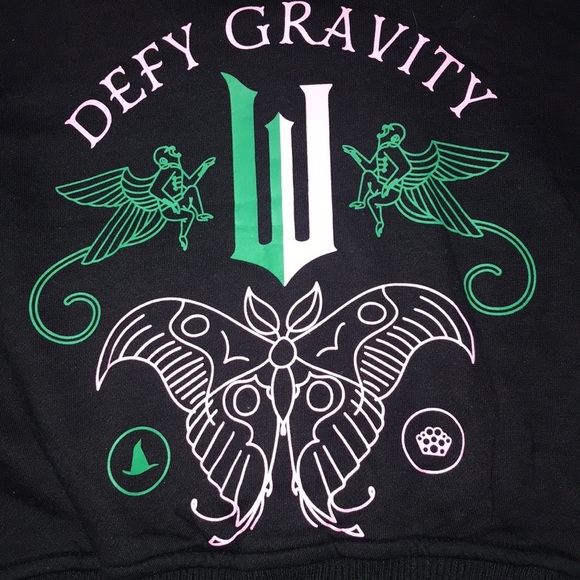 WICKED Graphic Bomber Jacket Girls Size XS (4/5) | NWT! - Picture 3 of 6